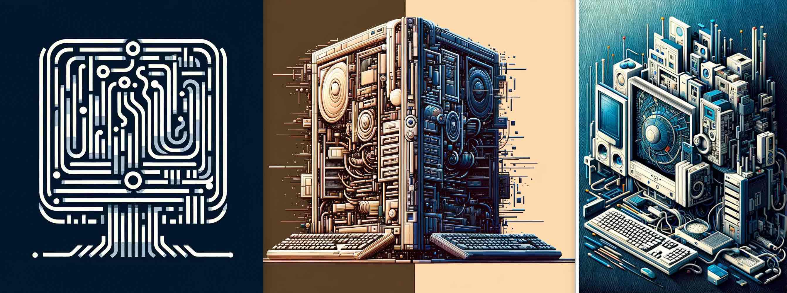 Computers at varying levels of abstraction